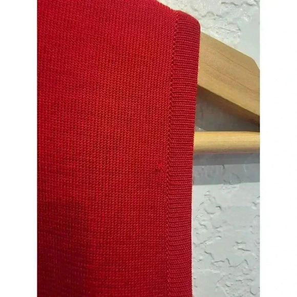 Misook Sleeveless Sheath Knit Dress, red Size xs knee length - Picture 4 of 5